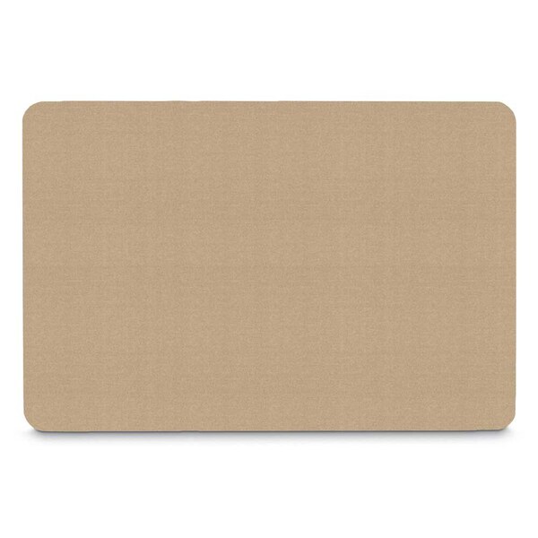 Corkboard, Fabric, Brnz/Amth, 3 Door, 72x36"